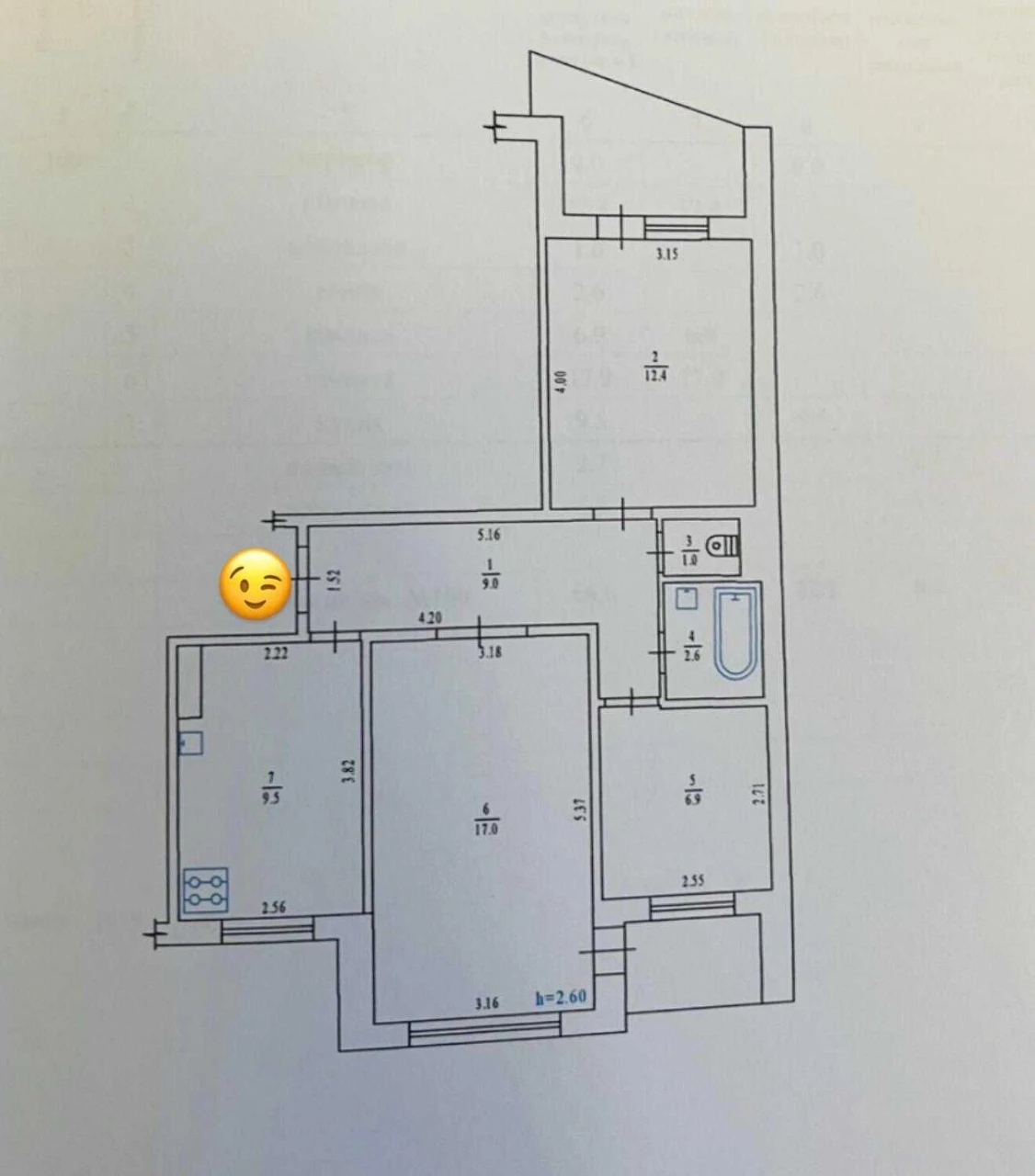 Продам 3к квартиру, 65 кв.м, 5/9 пов, Сади-3