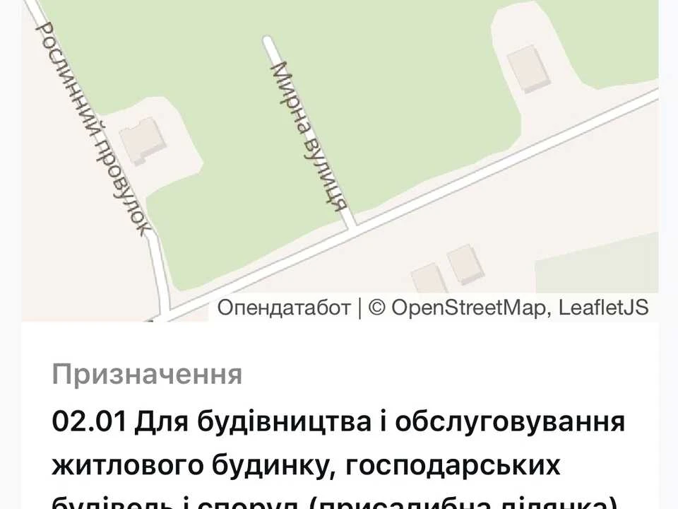 Ділянка. Ужгород, Загорська вул.