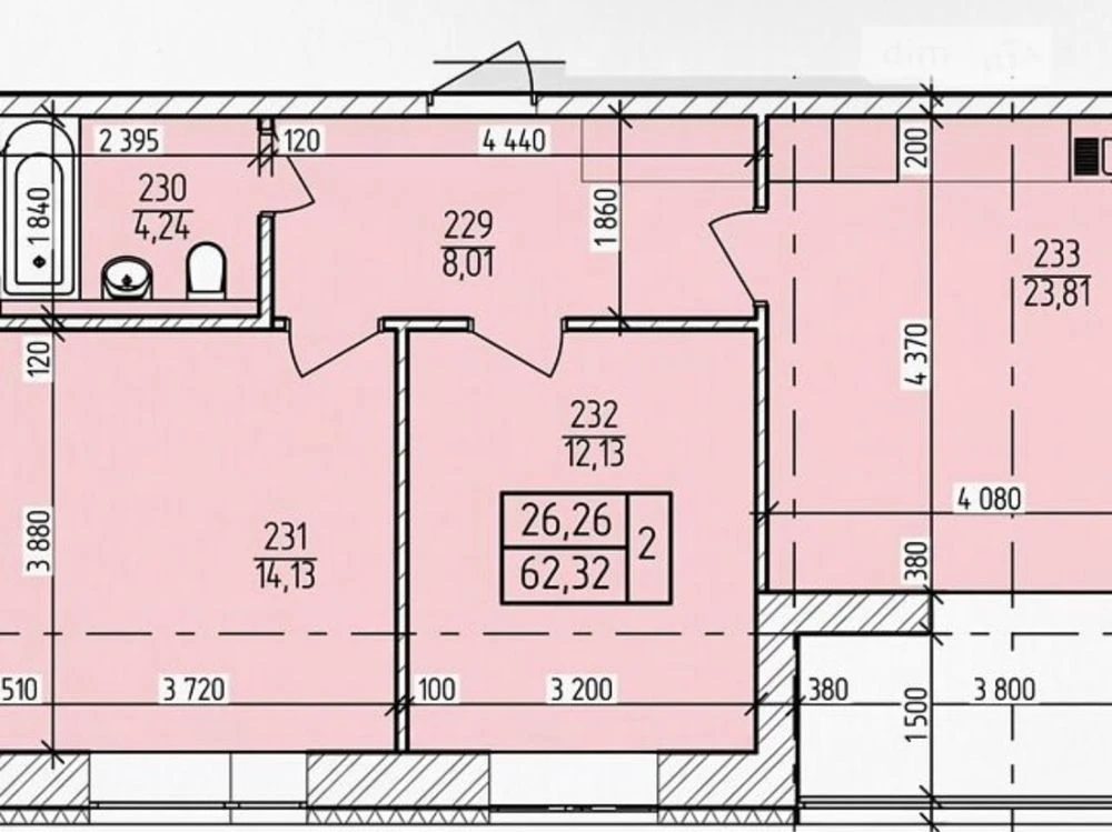 Продаж 2-кімнатної квартири — ЖК «Автобіографія Парковий»