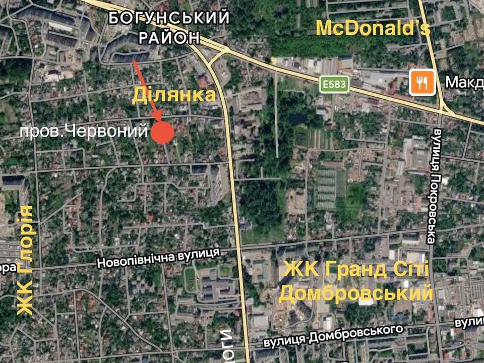 Ділянка. Житомир, Червоний пров.