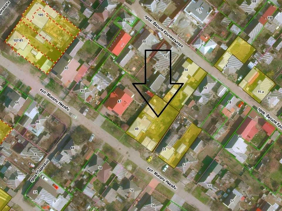 Ділянка. Черкаси, Миколи Негоди вул.