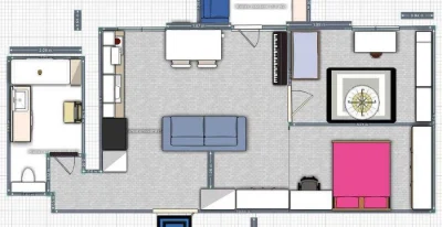 2-3 room apartment from the owners of the Raduzhny residential complex, 59 sq.
