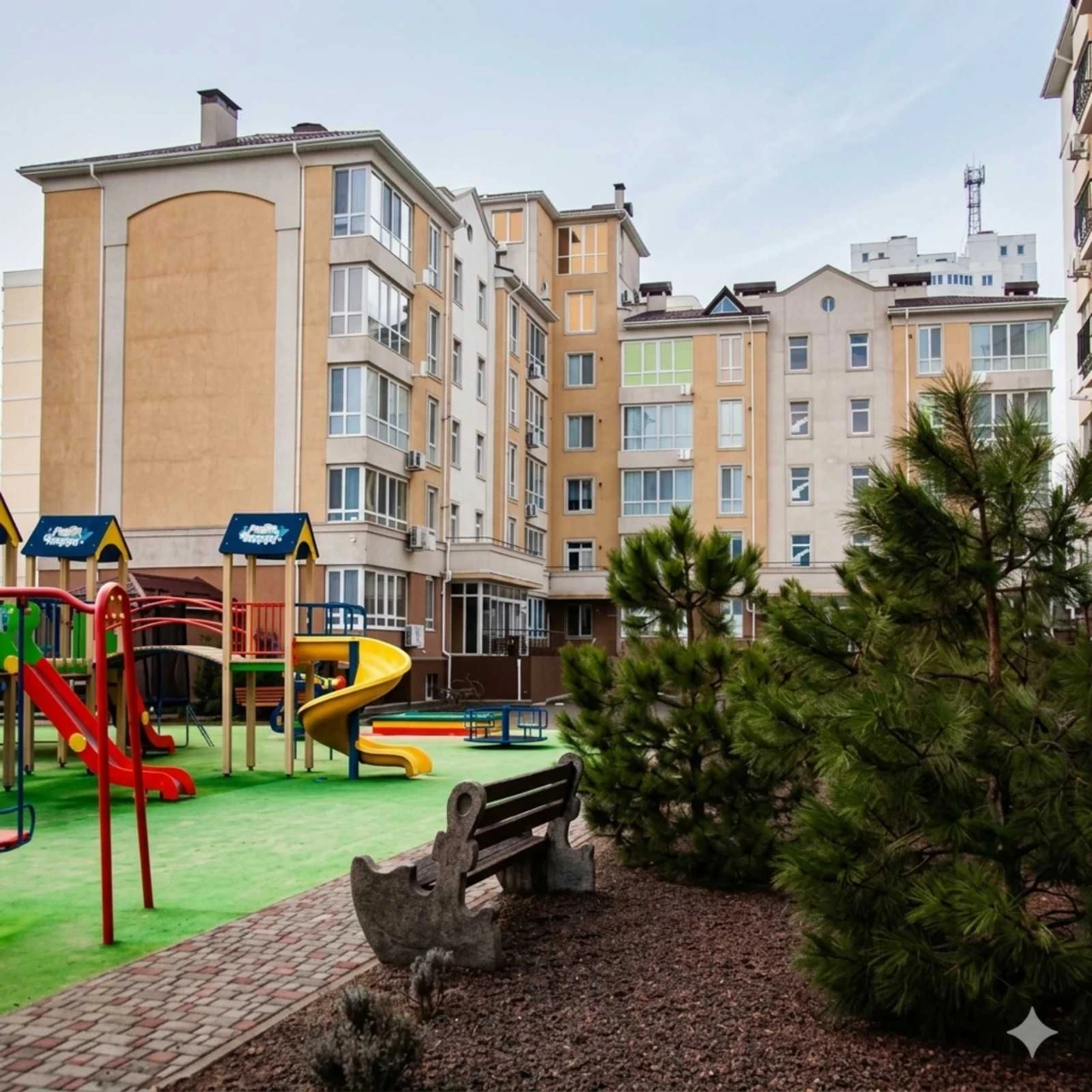 2-кімнатна квартира у ЖК на Сахарова, закритий комплекс