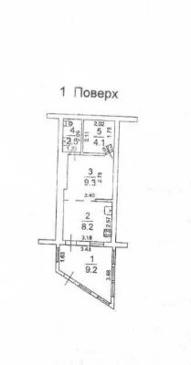 1 кімнатна квартира на землі на 11 ст В Фонтану 34м2-33000у.