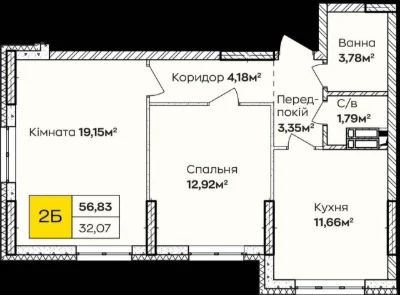 Продаж 2-к кв у новому ЖК «Синергія Київ» на Позняках, без %
