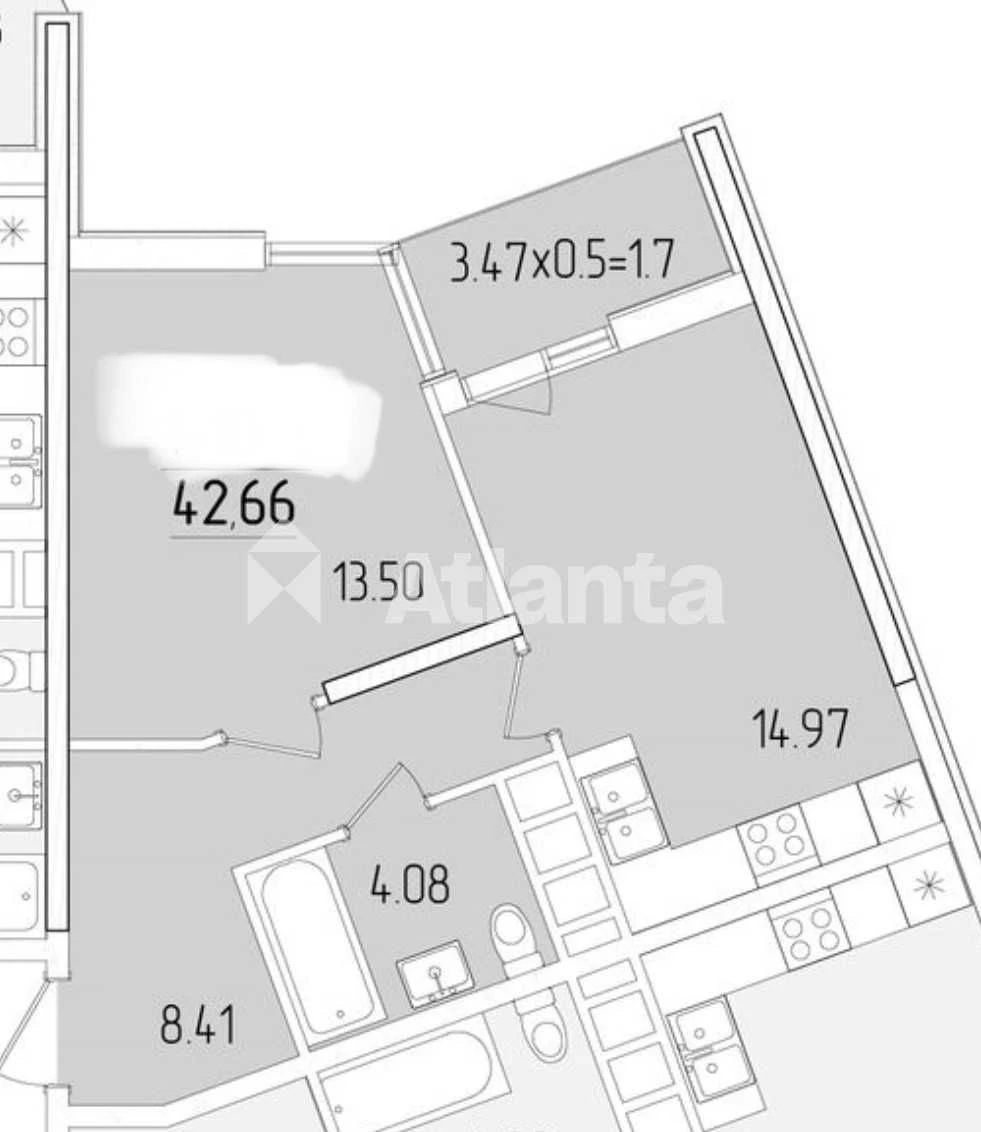 Нова 1-кімнатна квартира з ремонтом ЖК 68 Перлина