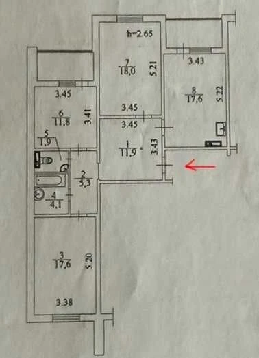 Продаж 3к квартири 95.7 м² + комора | ЖК The Lakes |Ясинуват
