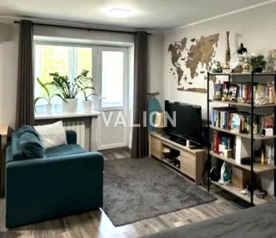 Продаж,без %: 1-кімнатна квартира-студія 30м2 на 3 поверсі/5