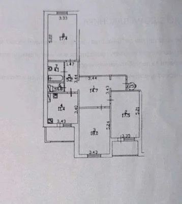 ПРОДАЖ 3 х кімнат. квартири проспект Петра Григоренка, 18А м