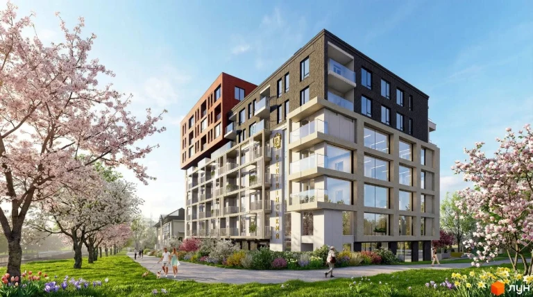 Продаж 1 кімнатної квартири з балконом з видом на парк ЖК Ве