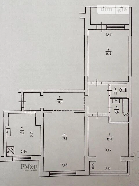 Sale of 3-room apartment 69 sq. m. on Levka Lukyanenka 5 street • ID