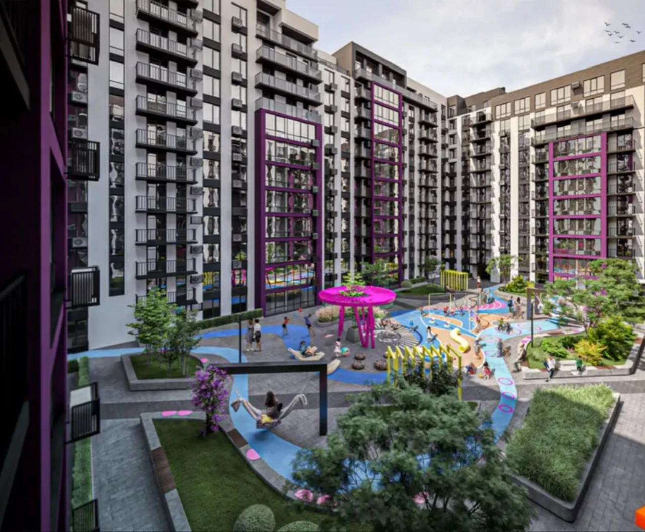 ПРОДАЖ 2 Кім. квартири, Manhattan up! озеро парк