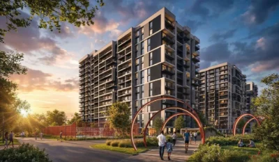 1-кімнатна квартира 44м² з великим балконом біля річки! Закр