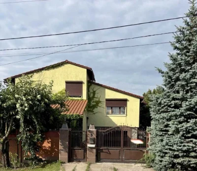 Продаж цегляного будинку з гостьовим будинком, лазнею та бас