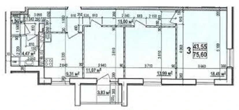 37000 LCD Mira 3 Certificates-DA For sale 3-room apartment S