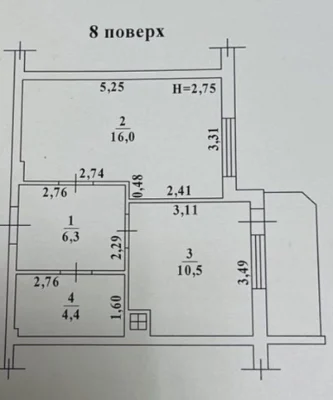 1 ком. квартира в новом жк на Таирова.Ремонт. Низкий этаж.