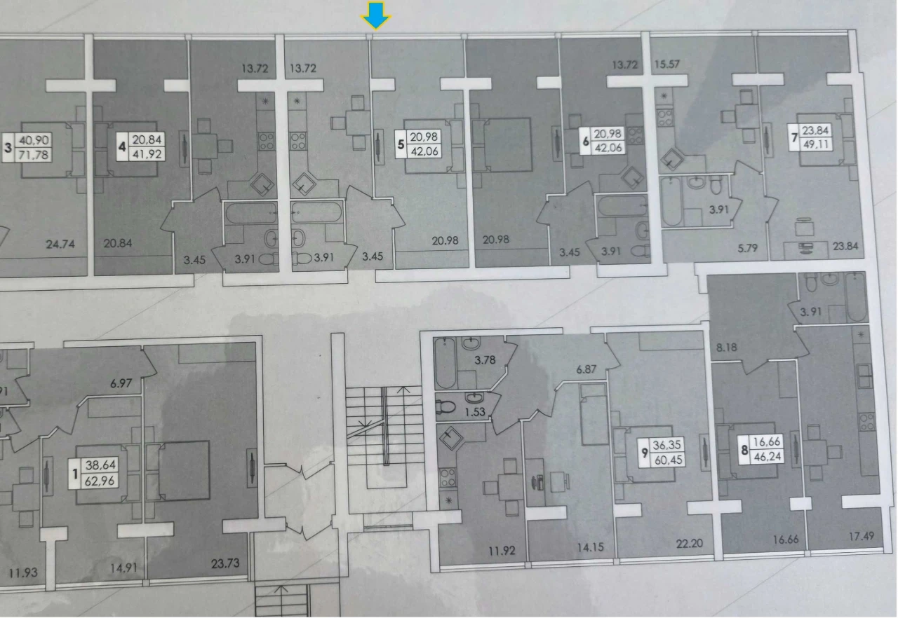 Продаж 1к квартири 42м2 у ЖК Green Village | Динамічно розви