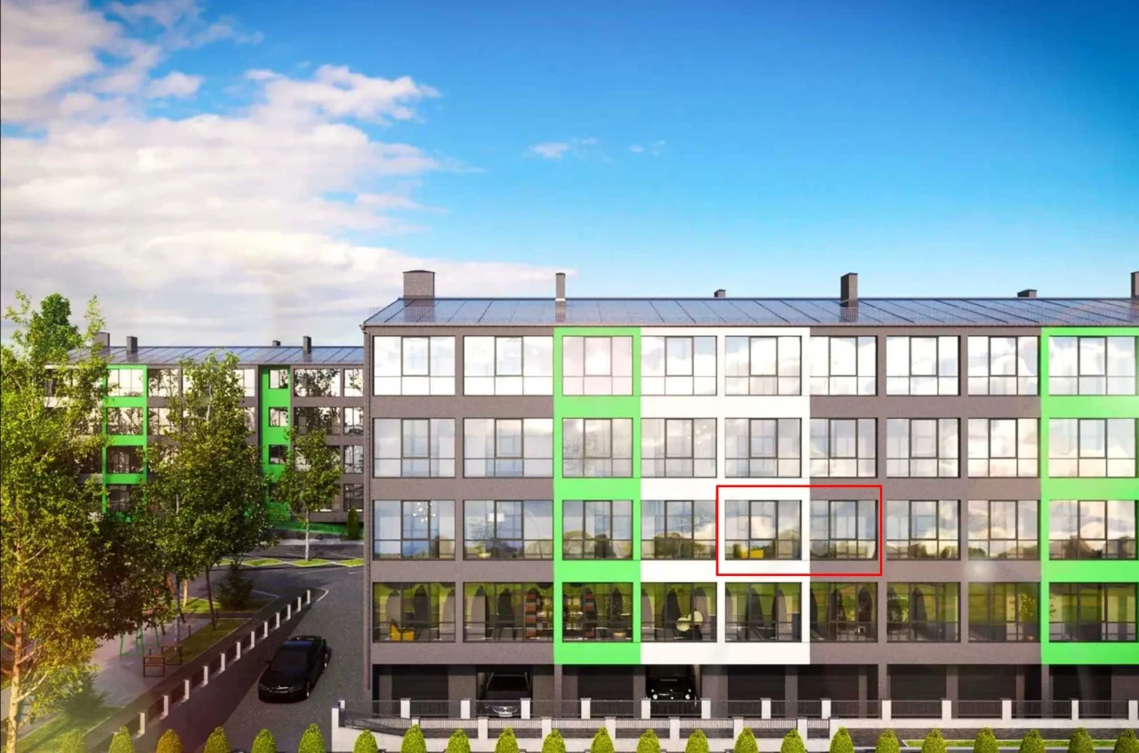 Продаж 1к квартири 42м2 у ЖК Green Village | Динамічно розви