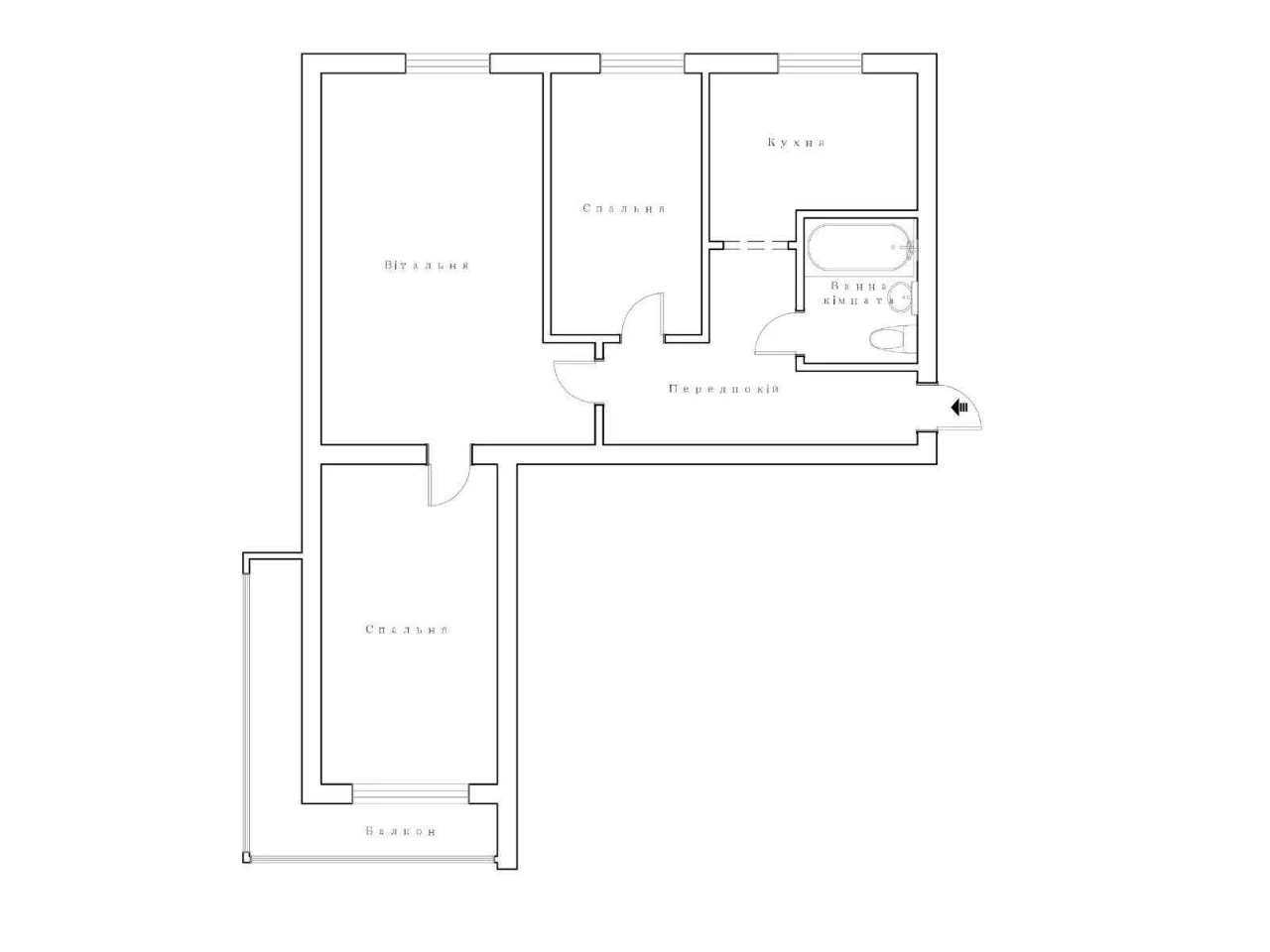 3х квартира на Сегедской, сквер Космонавтов, кирпич