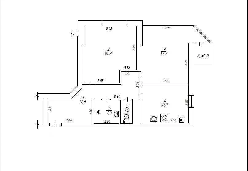Продам 2к квартиру в центрі, 63кв.м, котел, СТИЛЬ ТА КОМФОРТ