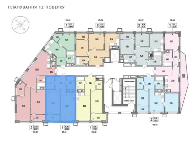 ЕТАП ЗДАЧІ, продаж видова 1кім. квартира 51 м² \ ЖК Величков