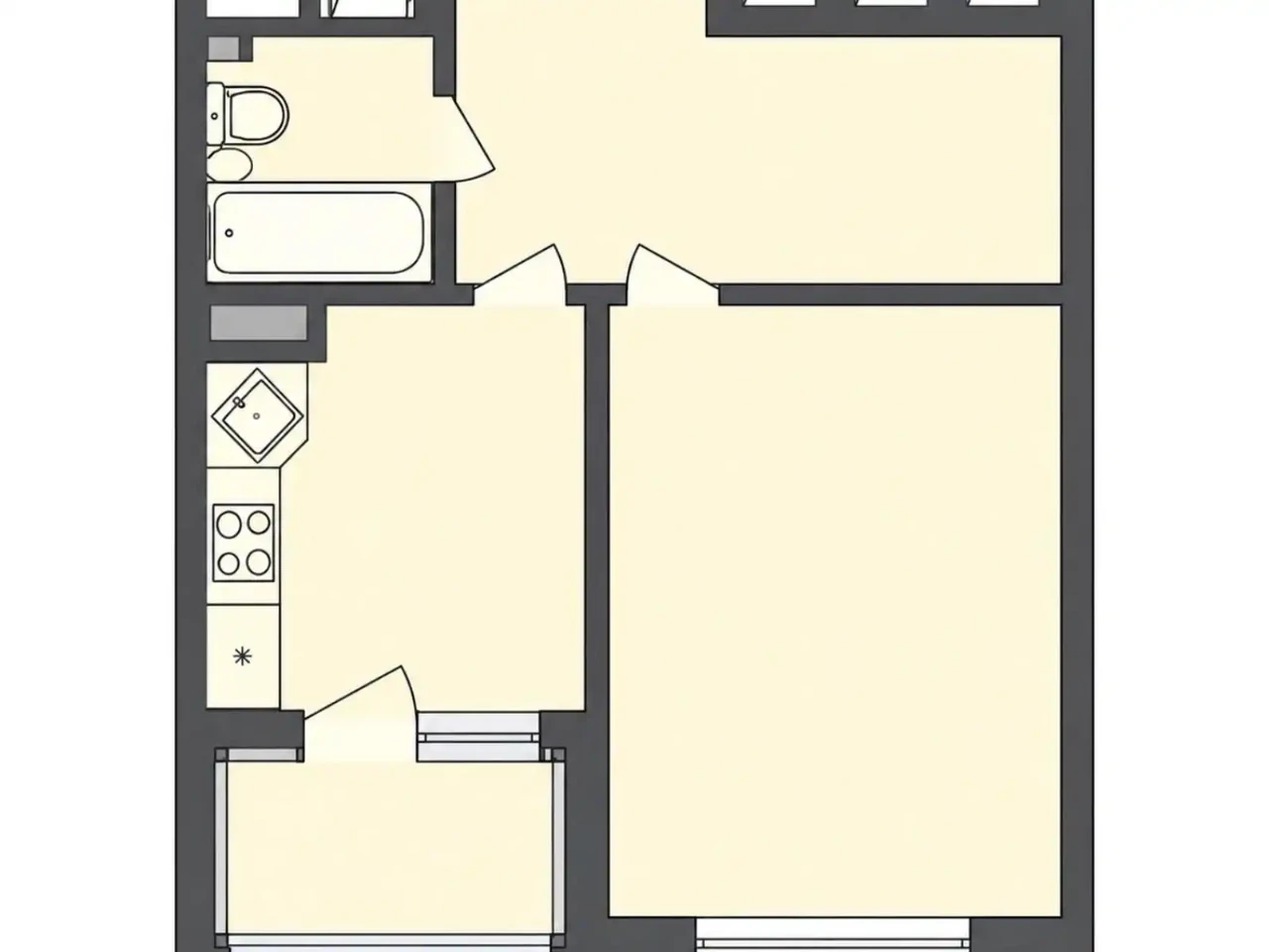 Продаж квартири 1-кімн. 40.4 м² 8/24 пов.