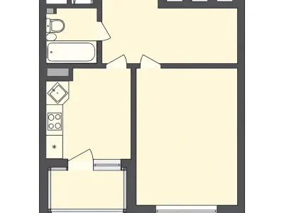 Продаж квартири 1-кімн. 40.4 м² 8/24 пов.