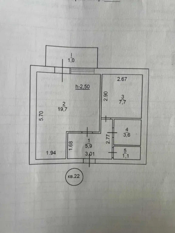 1-но комнатна квартира на ул. Добровольского
