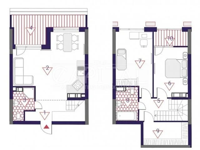 Sale of 2-room apartment 99 sq. m on Dniprovska embankment 14 • ID