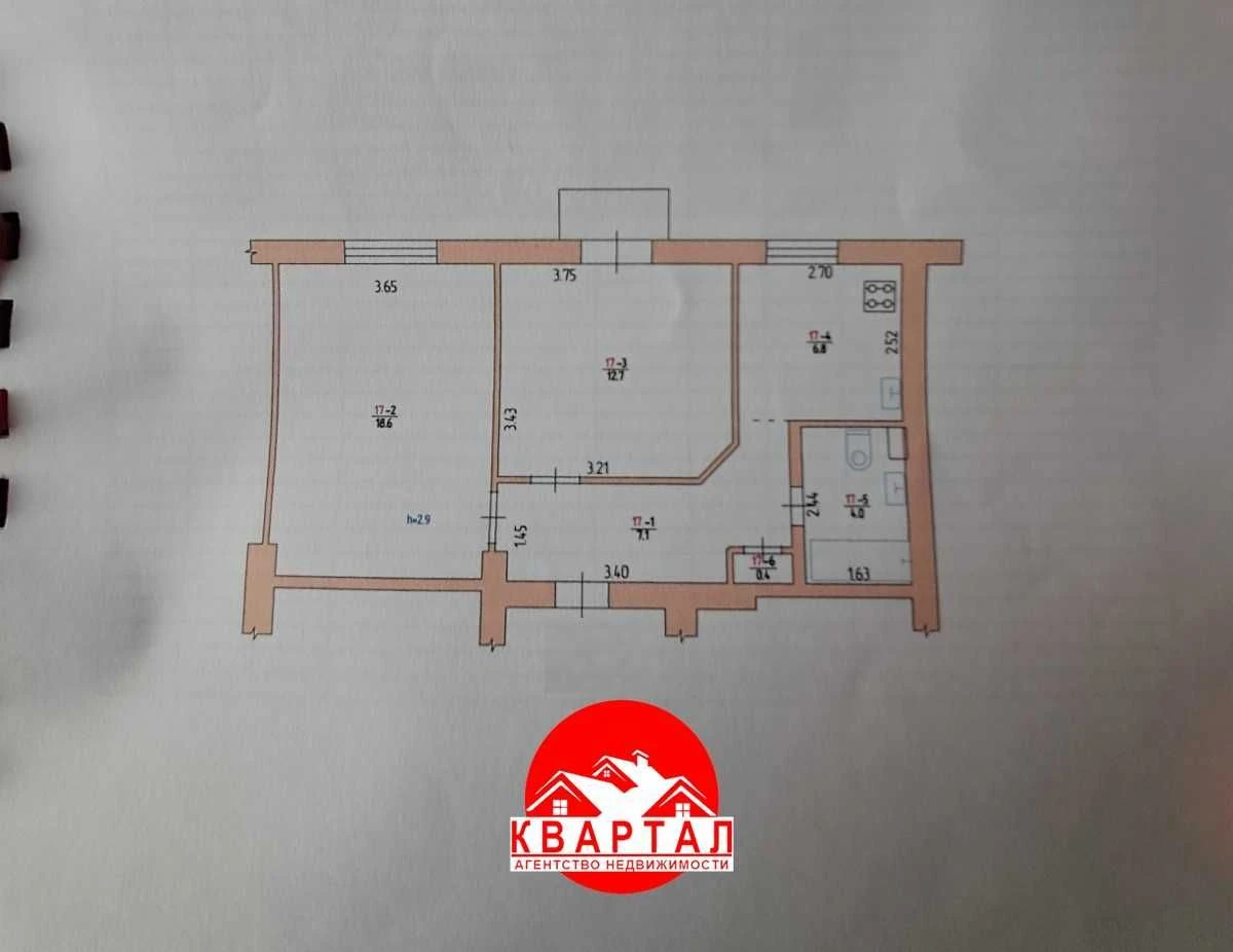 Продается 2-х комн. полнометражная квартира в районе Бульвар