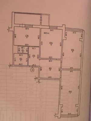 Продам 3к квартиру в новобудові, 90кв.м, 4/9 пов, котел, р-н