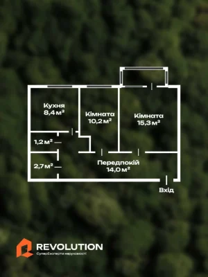Без комісії. Продаж 2к квартири 54.1м2 вул.Данила Щербаківсь