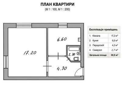 Квартира. Київ, Будівельників вул.