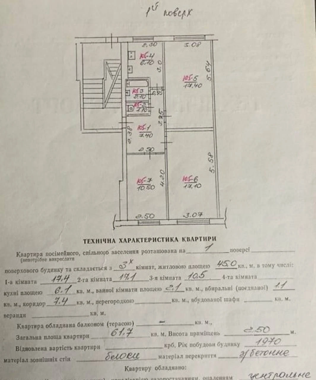 Продаж 3 кімнатної квартири  вул Володимира Великого