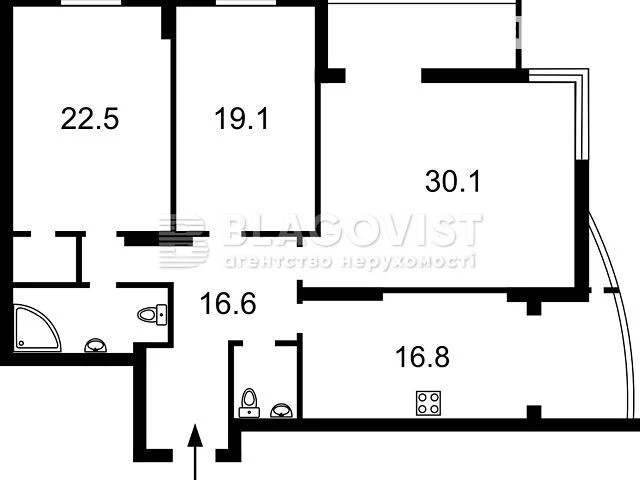 Sale of 3-room apartment 129 sq. m on Lobanovskogo Ave. 4V • ID