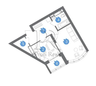 Продаж 1 кімн. квартири за адресою Новополевая ЖК Family & F