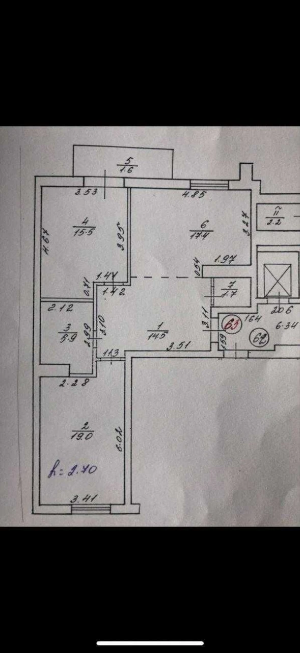 Продаж просторої квартири в новобудові, 78 м.кв