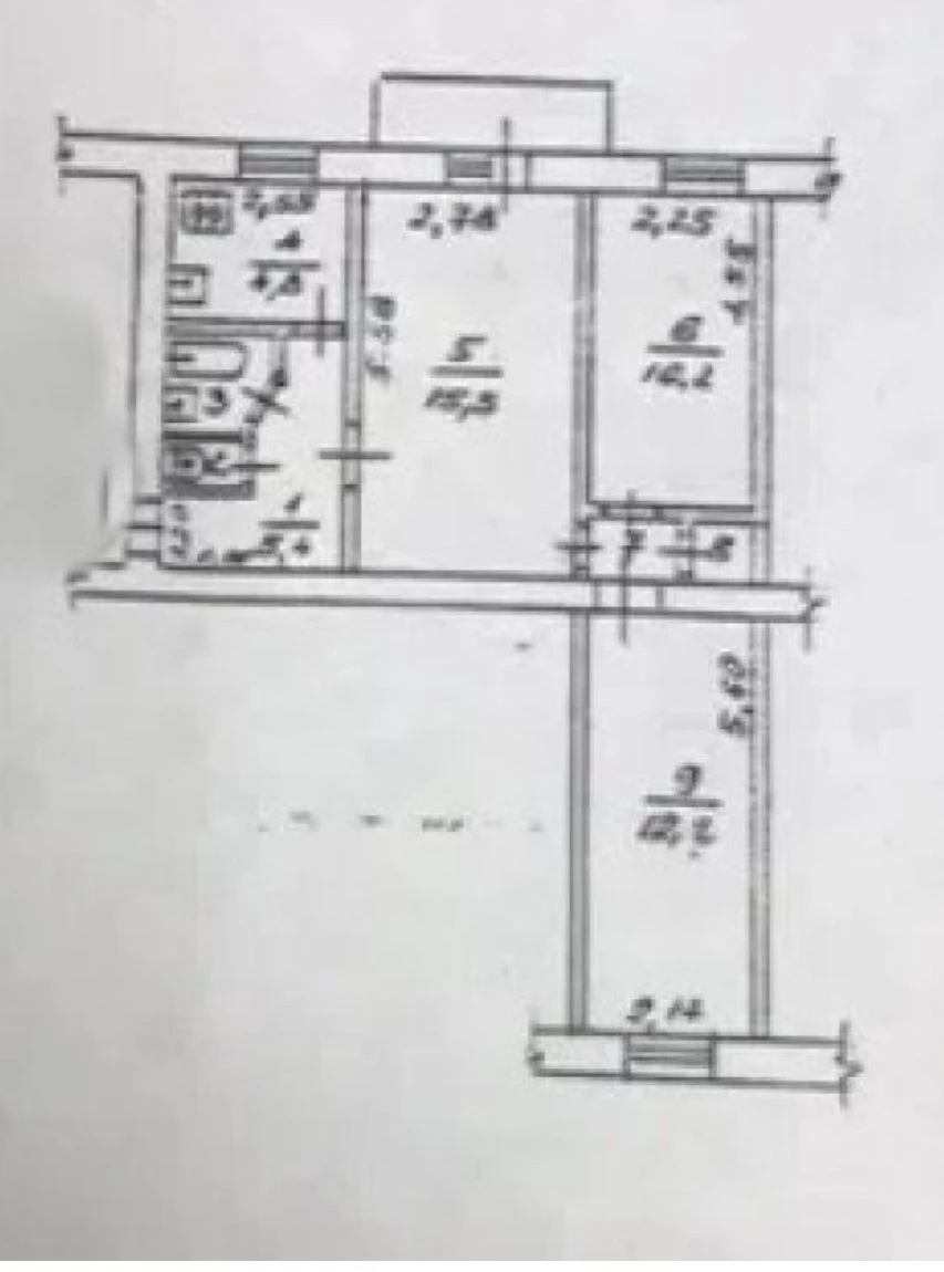 Продам 3 ком кв Центр, ул Кооперативная