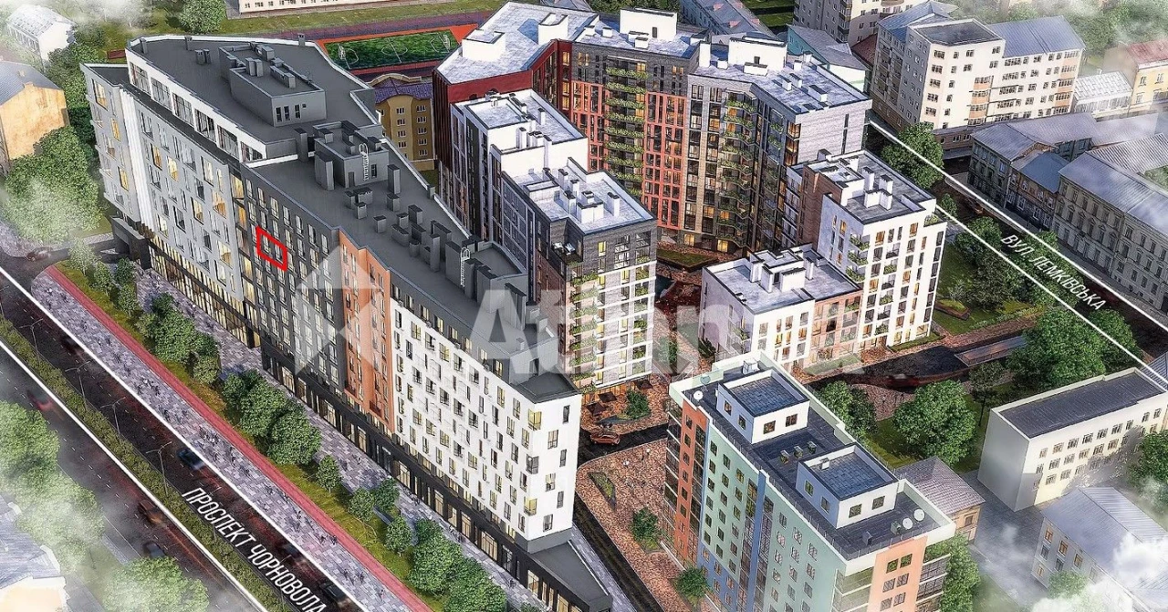 Продаж 1-кім квартири в ЖК Mill Town (апартаменти) пр.Чорнов