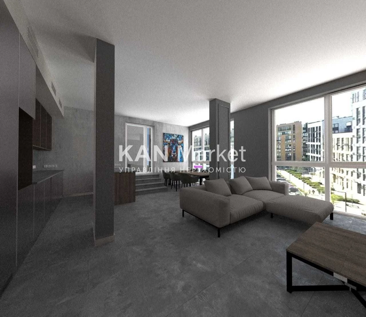 Продаж преміальної 3-кімнатної квартири 107,2 м² з просторою