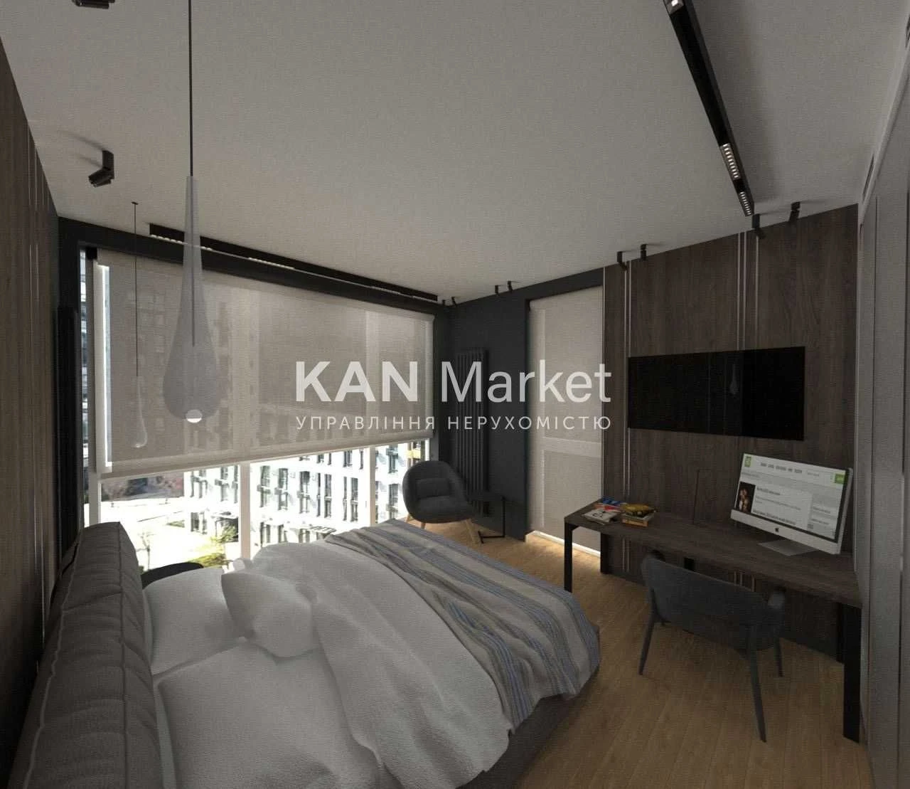 Продаж преміальної 3-кімнатної квартири 107,2 м² з просторою