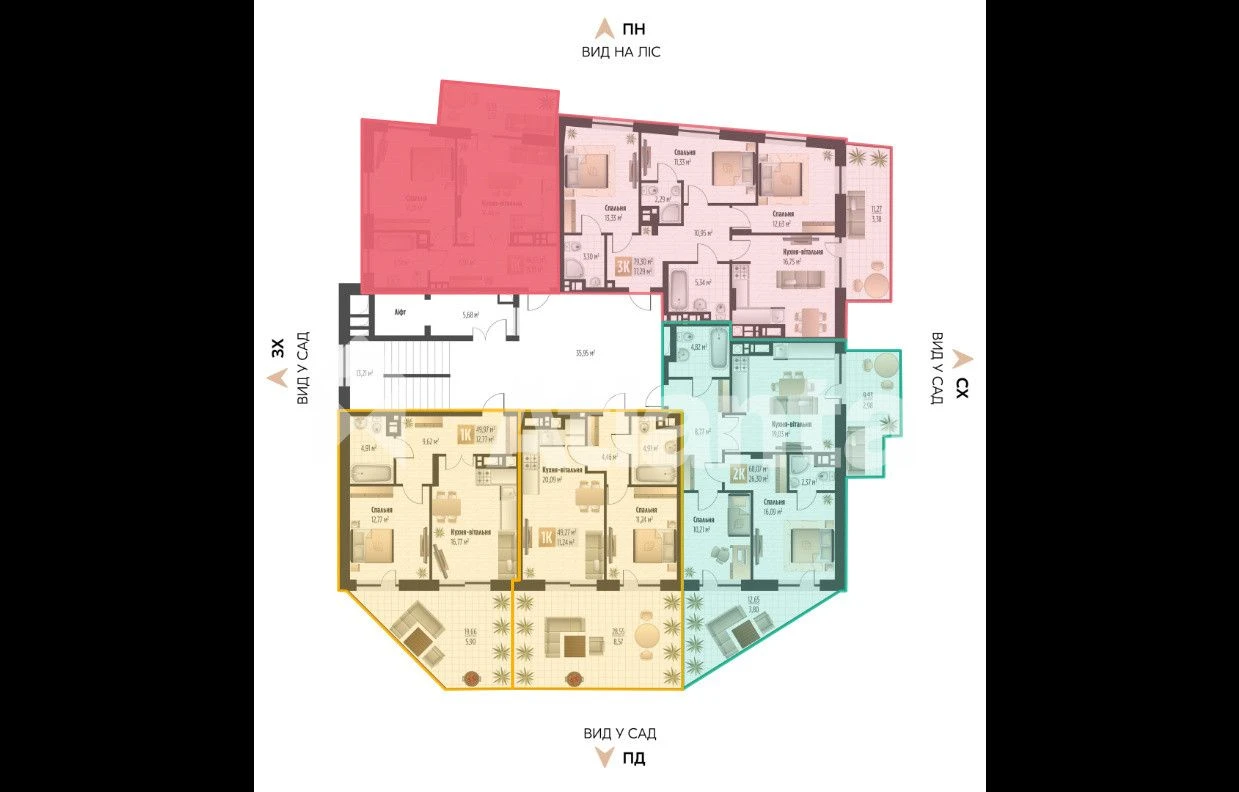 Продаж 1-кімнатної квартири в ЖК Soul Park, вул. Орлика.