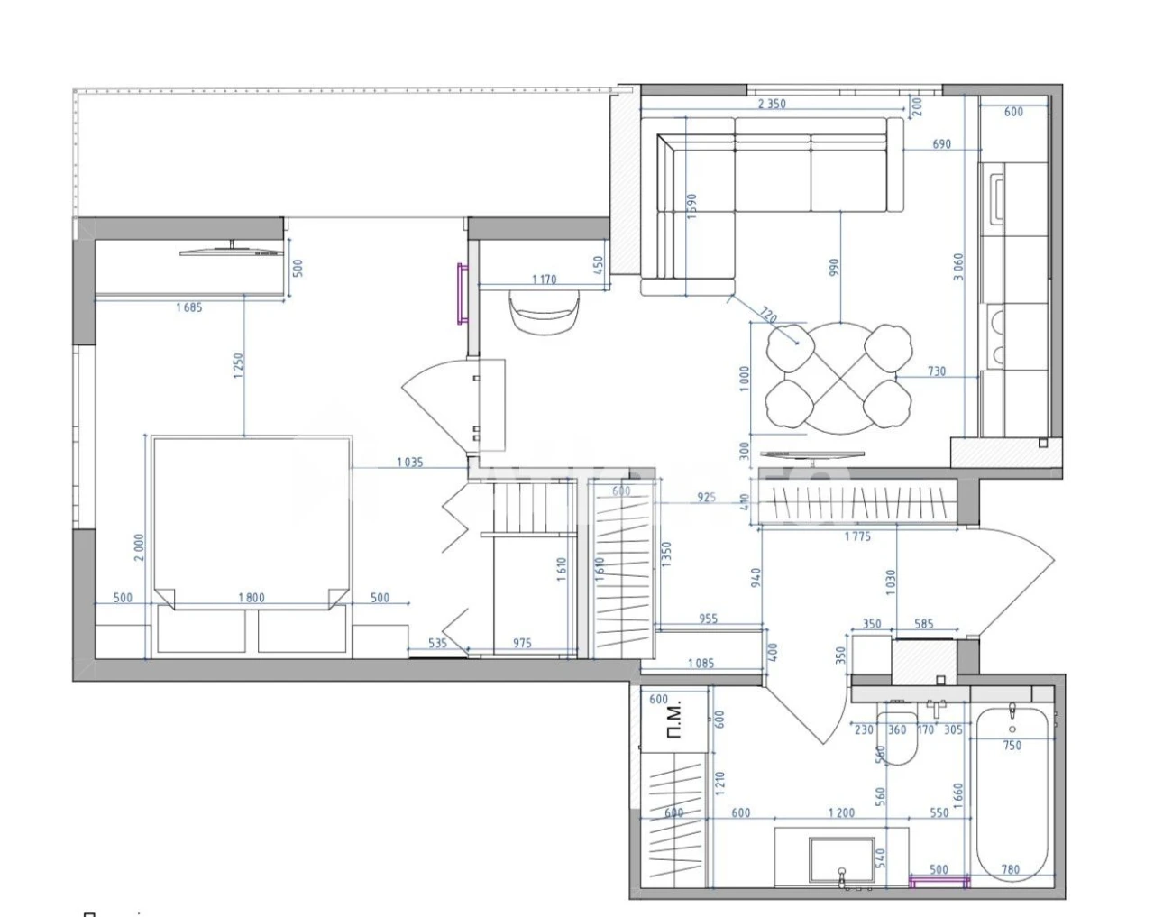 ЖК Resident Hall, вул. Городоцька, 226А - 1-кімнатна квартир