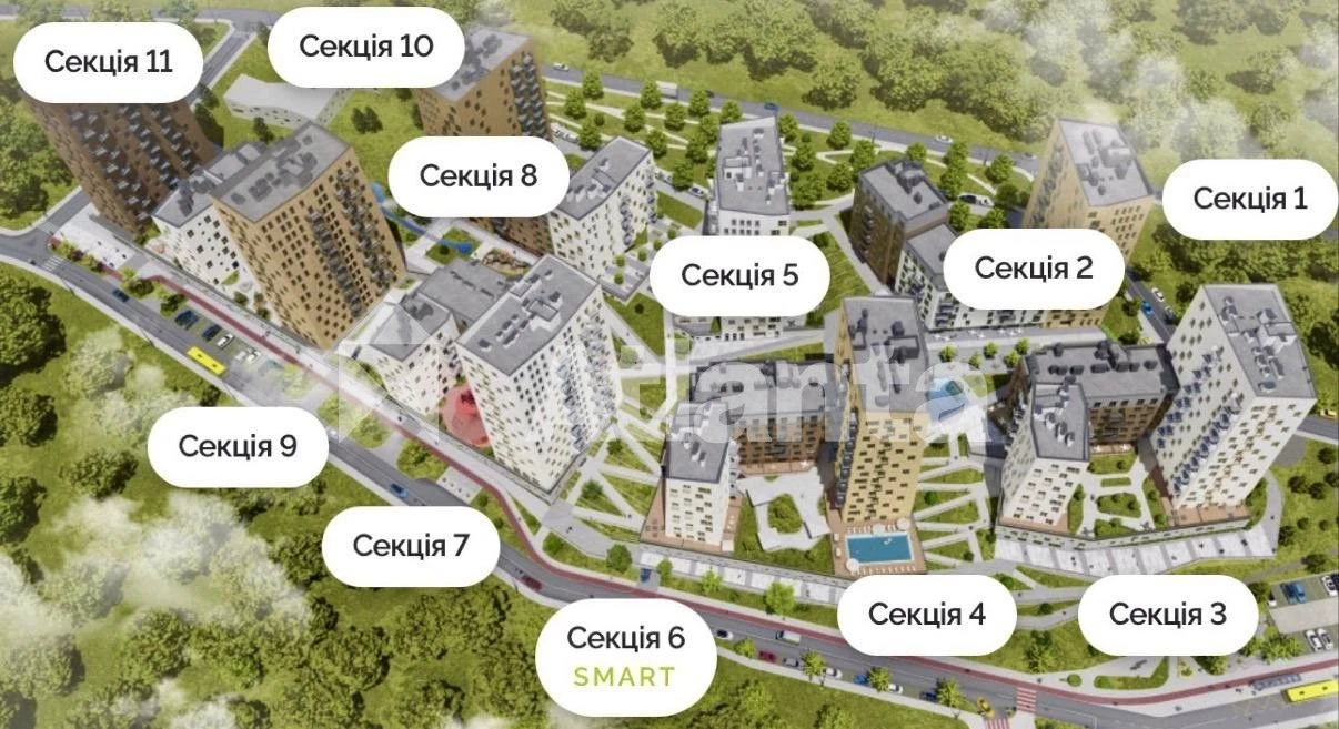 Продаж квартири-студії в ЖК Viking Hills по вул. Щурата