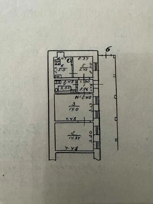 Срочная продажа 3 ком квартиры в Центре. 59 кв. м ТОРГ.