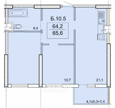 Продам 2-х ком квартиру в ЖК Акрополь 5 ст Фонтана