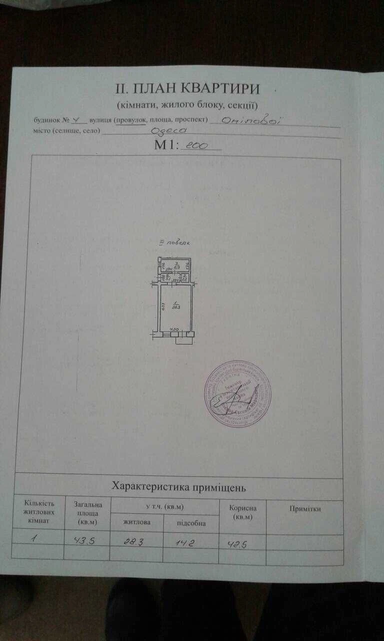 Продам большую 1 квартиру Центр Успеская отхозяина