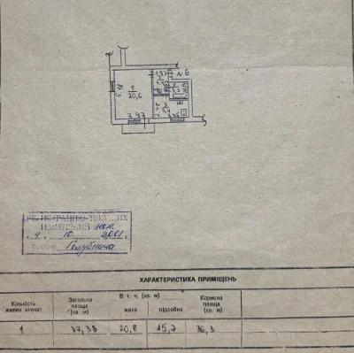 Продам  1-комнатную квартиру, Космос, ул. Европейская, 44
