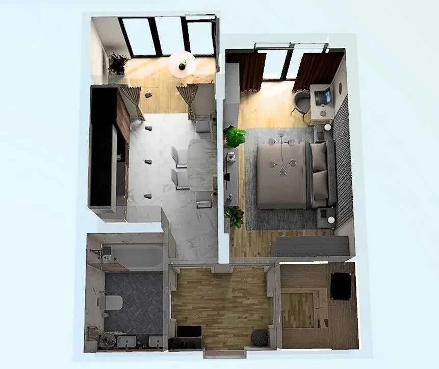 Продаж 1 кім. квартири, 39 м2 в ЖК Skygargen