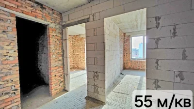 Продаж однокімнатна квартира в новобудові 55м² на 3 пов.з 14